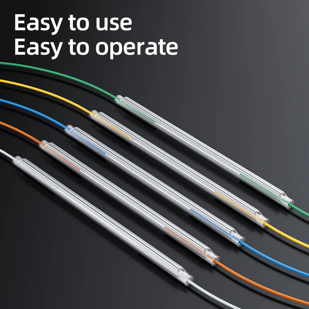 SAIVXIAN-Fiber Splice Sleeves Fusion Fiber Optic Cable Heat Shrinks Tubing Protection Tubes 60mm