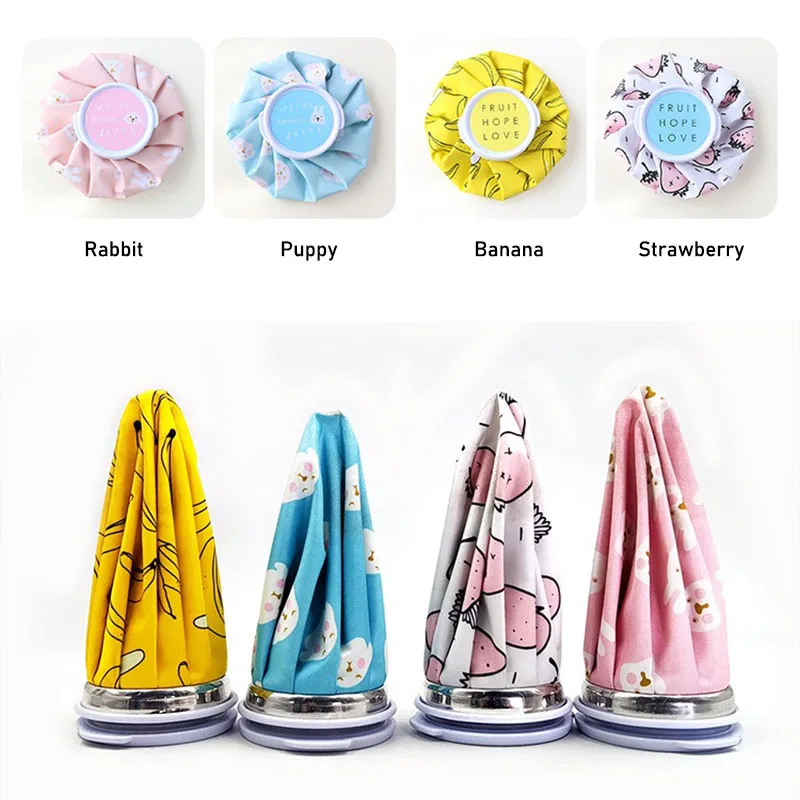 Water Filling Cloth Ice Pack Cartoon Cute Cooling Ice Pack Cold And Hot Physiotherapy Exercise Physical Cooling Cloth