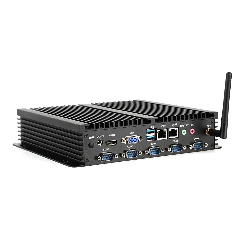 

Professional Industrial Mini Pc Win7 Xp Linux Fanless Embedded Computer with Integrated I/O