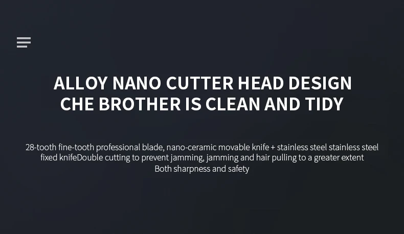 Máquina de Cortar Cabelo Elétrica Bateria Recarregável Men Shaver Clipper Profissional Aparador Barba Usb 19 Computers & Electronics