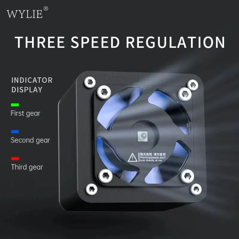 

WYLIE 3 Вт 2 в 1 УФ-вентилятор для ремонта УФ-клея охлаждающая дымовая выхлопная УФ-лампа