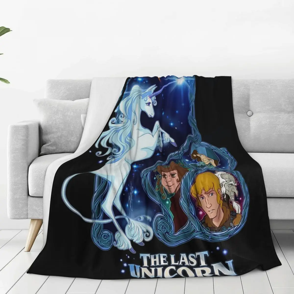 The Last Unicorn Blankets Fleece Breathable Sofa Throw Blankets For Couch Bedding Office Throws Bedspread Quilt 6