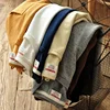 Saucezhan Tops & Tees Men's T-shirt Thick Shirts for Men Solid Color Double-woven fabric Short Sleeve Anti-deformation 340g 2