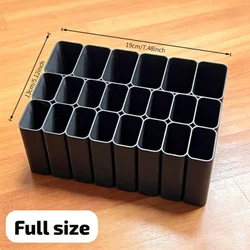 Multi - Grid Desktop Cable Organizer and Storage Box (22)