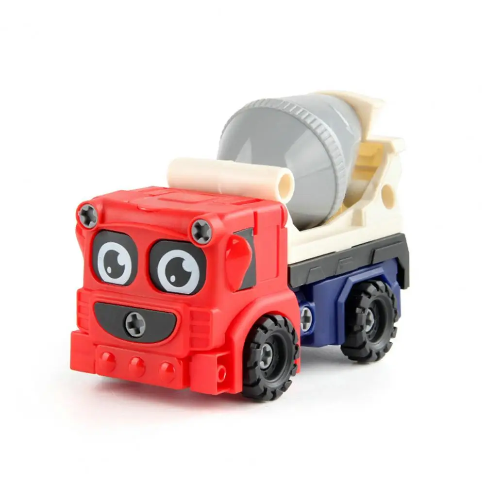 

Toy Car 2 Transformation Forms Multi-joint Movable Inertia Drive DIY Assembled Construction Vehicle Robot Model Interactive Toy