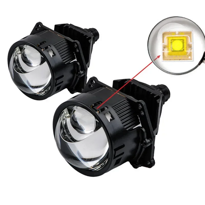 

Upgrade Your Automotive Headlights - 3 Inch Bi LED Laser Projector Lens 12V 3000K Laser! LHD RHD Car Headlamps Light Lamps