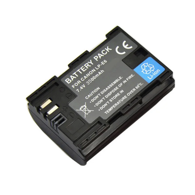 Bateria da Câmera para Canon Eos 5d Mark ii Iii 6d 7d 60d 60da 70d 80d 90d Dslr Lp-e6 Lpe6 E6n 3500mah - Image 5