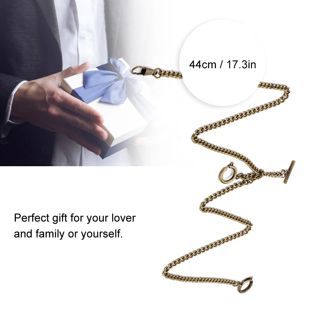 44cm Metal Vintage Pocket Watch Chain