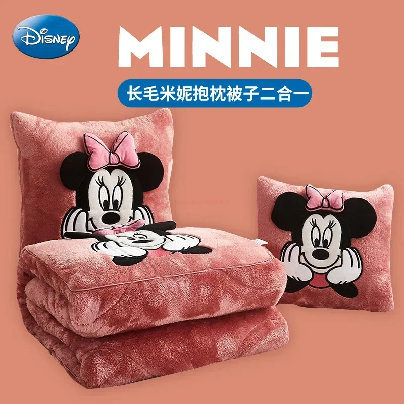 thumbnail image 1 of Mantas de almohada de Stitch Disney, dos en uno, almohada de franela kawaii, manta de siesta gruesa, decoración para sala de estar y dormitorio infantil, 1 of 5