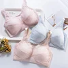 Front Button Maternity Nursing Bra Adjustable Gathered Underwear Comfortable Breastfeeding Bra for Feeding Pregnant Women Clothe 6