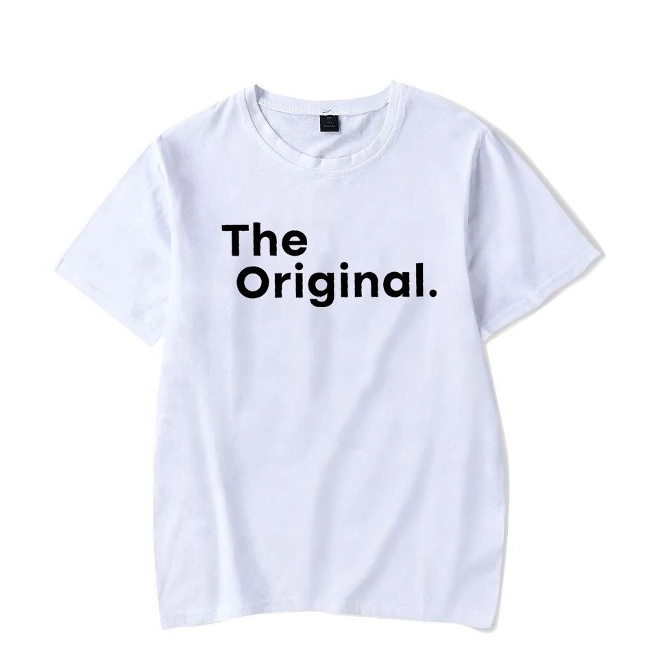 Conjunto familiar con letras creativas, camisetas a juego con estampado de The Original/ENcore/REmix, Mic-DRop, papá, mamá, hermanos, mamelucos para bebés