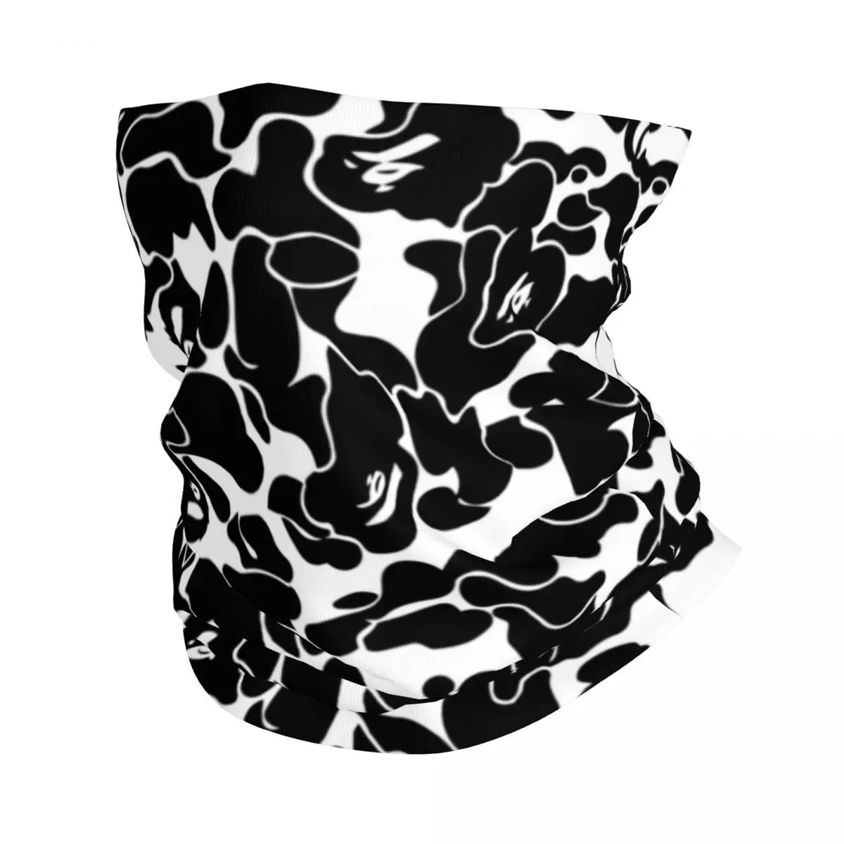 

Camouflage Camo Print Bandana Neck Gaiter Printed Face Scarf Multi-use Face Mask Outdoor Sports for Men Women Adult Windproof