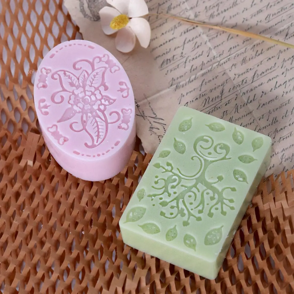 DIY Epoxy Resin Soap Mould Western Region Ethnic Pattern Soap Silicone Mould Handmade Scented Candle Biscuit Cake Baking Tools