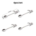 4pcs silvery