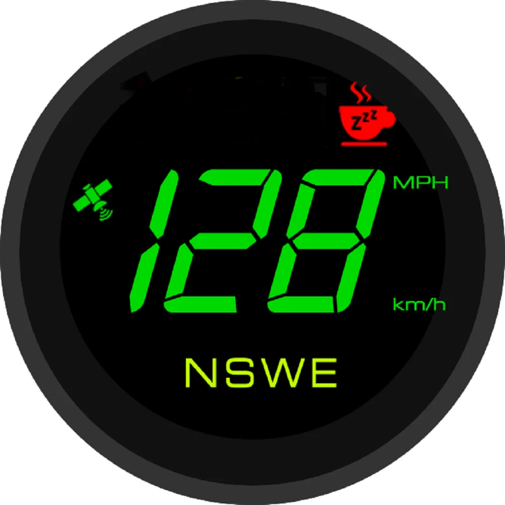 ׽  ڵ   ÷, GPS ӵ, AI 浹 溸, Ʈ ķ, 12V, 24V, 2-3/4 ġ, 0-299 KM/H MPH