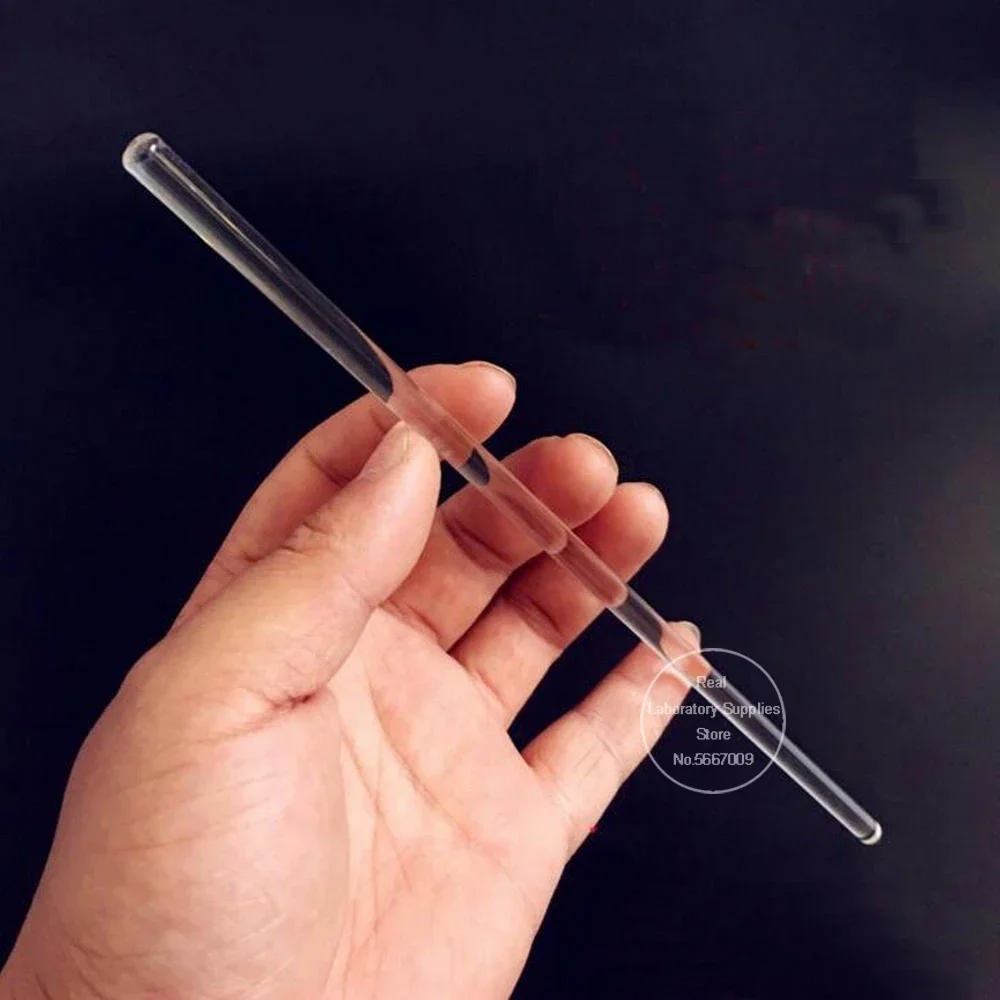Glass Stirring Rod 5pcs 10pcs Lab Borosilicate 5/7/8/10mm Diameter 100/150/200/300/350/400mm Length agitator Stirrer