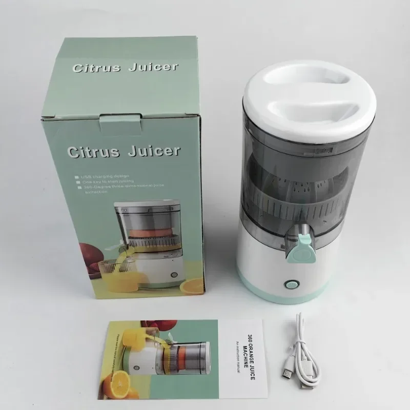 1PC Portable Electric Juicer Orange Lemon Juice USB Rechargeable Citrus Wireless Fruit Blender Automatic Fresh Juicing Cup 5