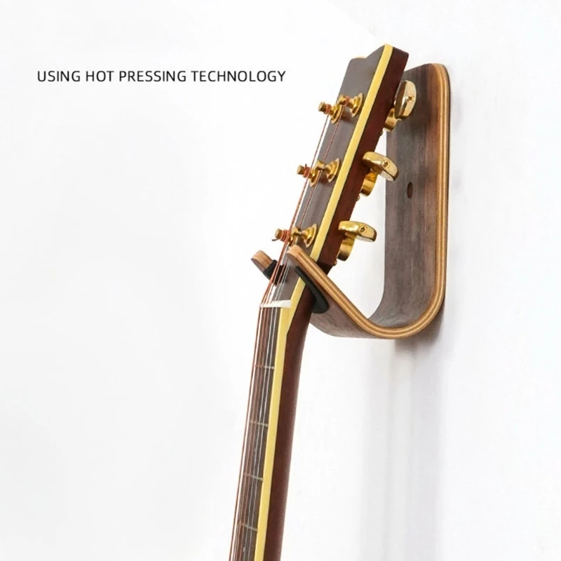 

F1FD Electric Guitar Hanger Guitar Wall Hangers Ukulele Wall Mount Hook Bass Wall Holder Bracket for Wall