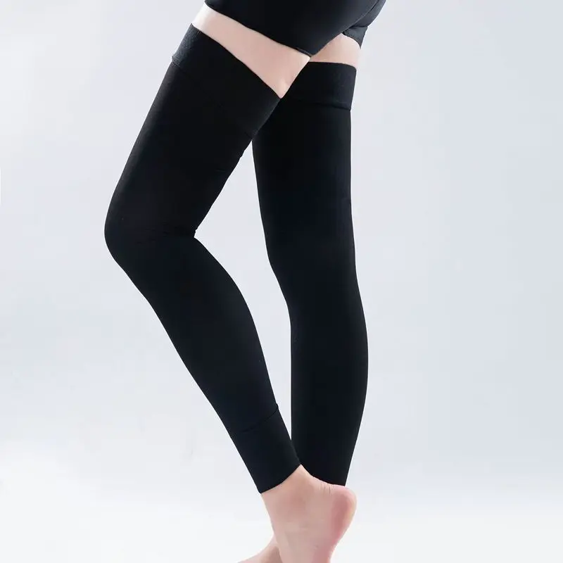 Legbeauty Men Women Compression Stockings Thigh High Footless Sockings for Varicose Veins, Edema,Graduated Pressure Nursing Sock