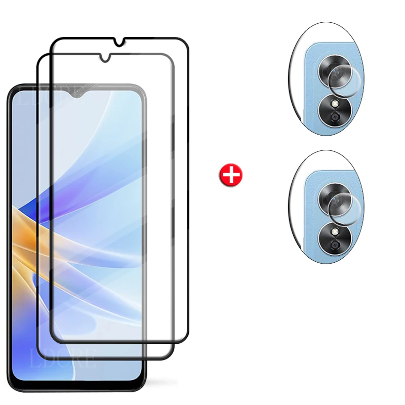 6-in-1 Tempered Glass Screen and Lens Protector with Full HD Coverage