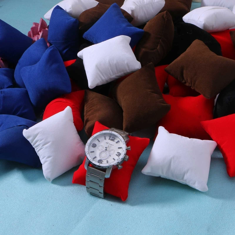 10 Pieces Bracelet Watch Pillow Small Multicolor Pillow Jewelry Bracelet Cushion Holder Pillow