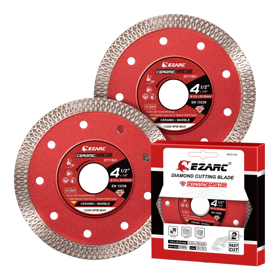 4.5" Diamond Tile Saw Blade - MINLAYCUT 115mm Cutting Disc For Cutting