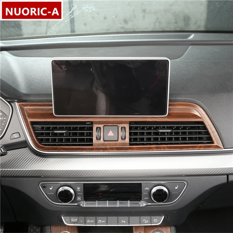 

Автомобильный Стайлинг, центральная консоль, рамка для воздуховыпускного отверстия, декоративная крышка, отделка для Audi Q5 FY 2018-2022 LHD, автомобильные аксессуары для интерьера