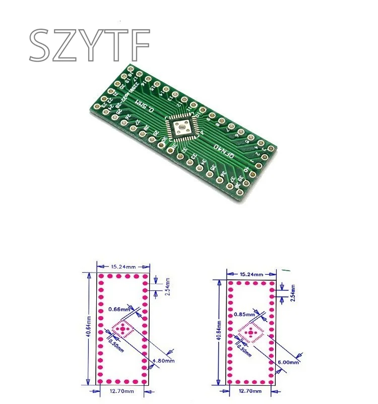 SOP SOT TQFP QFN a DIP Adattatore Convertitore Scheda PCB SOP SOT TQFP QFN a DIP Adattatore Convertitore Scheda PCB