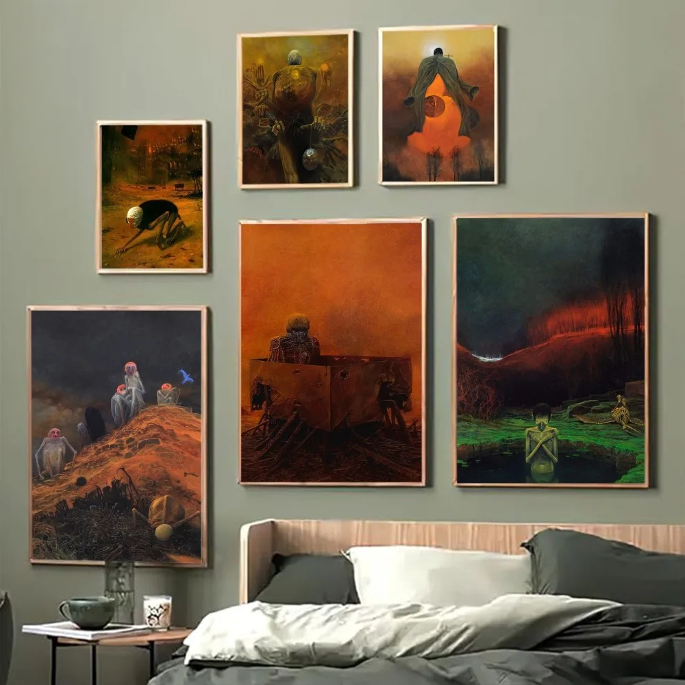 zdzislaw-beksinski-art-poster-parede-pegajosa-qualidade-hd-p-steres
