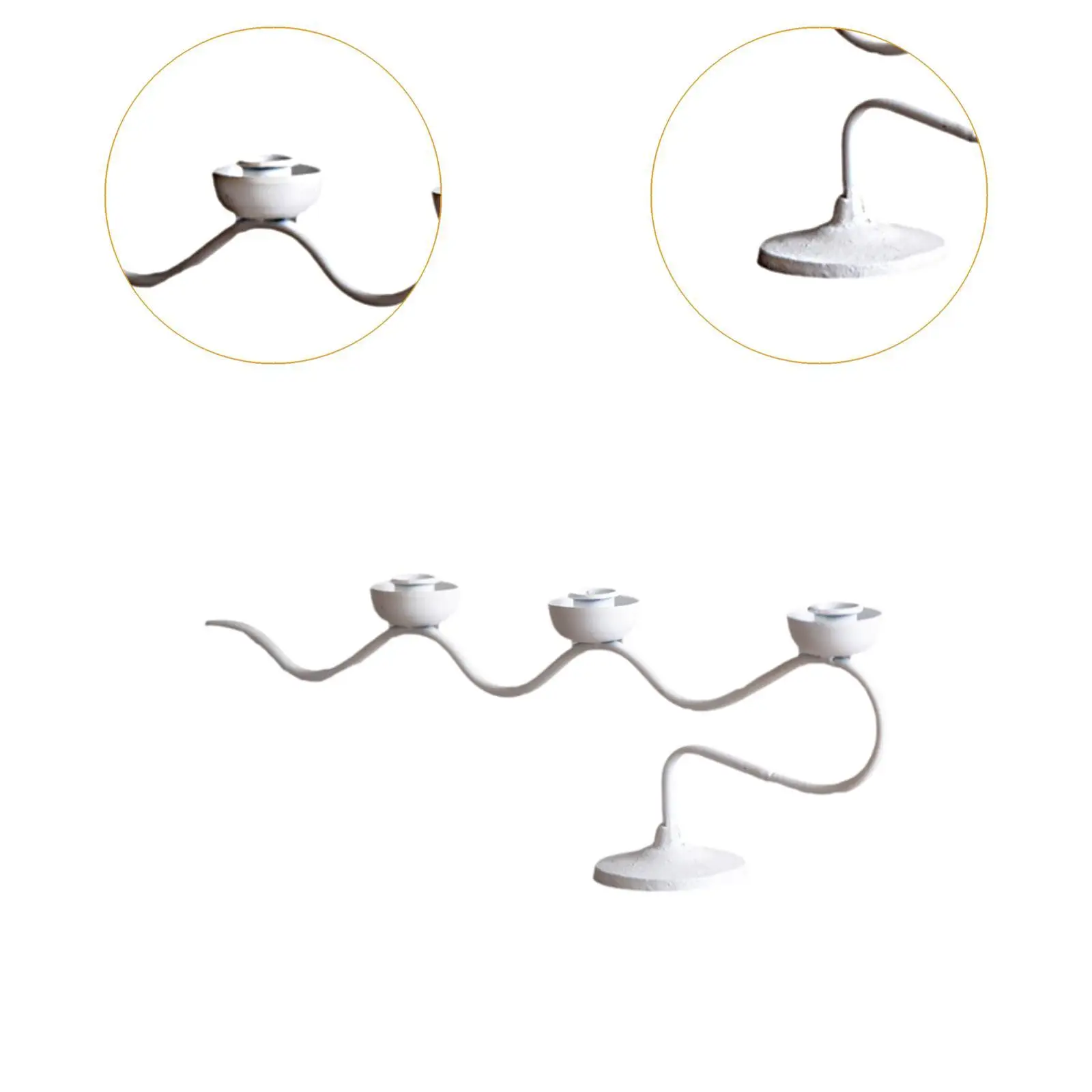Iron Candelabra Decorative Candlestick Table Centerpiece Pillar Candle Holder Iron Candelabra Decorative Candlestick Table Centerpiece Pillar Candle Holder