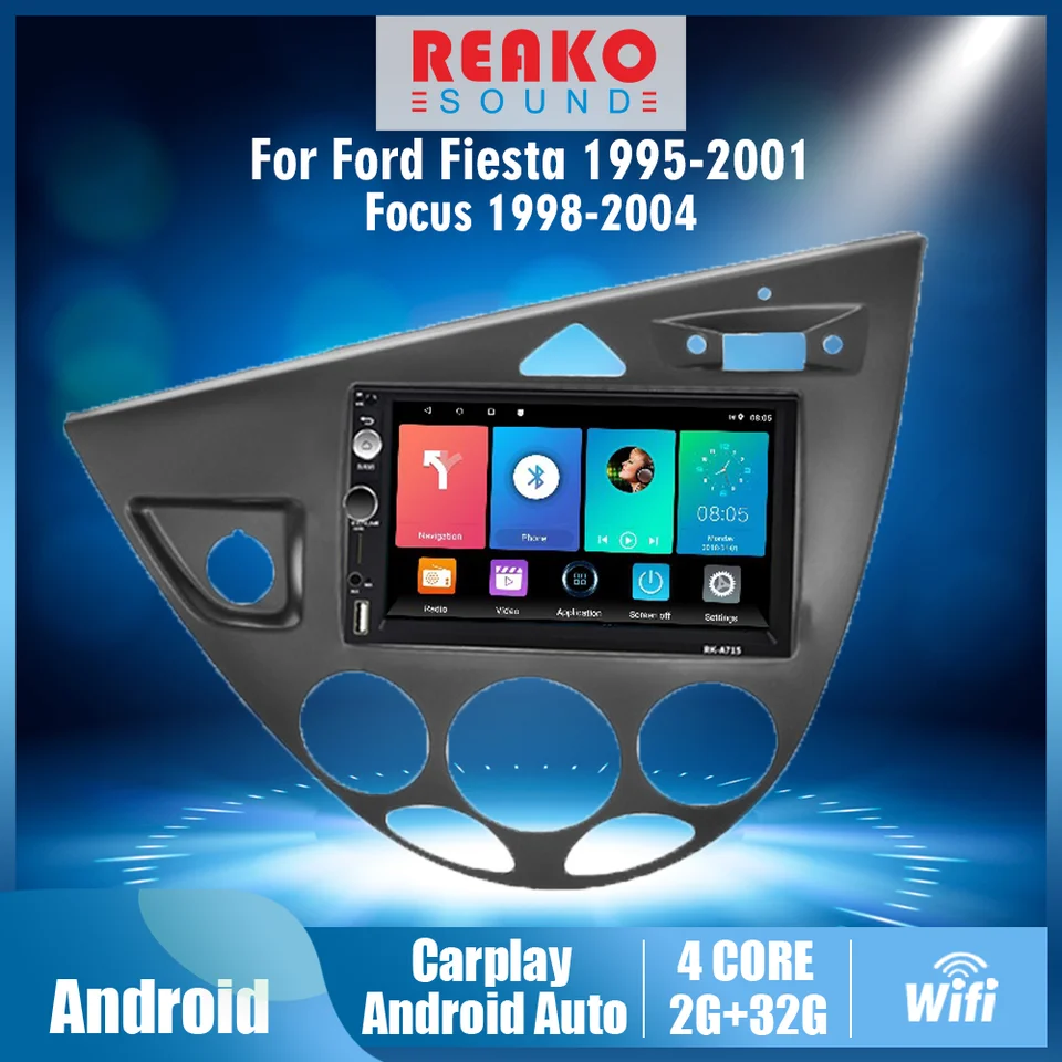 Autoradio à cadre 1 din Ford Focus 1998-2004