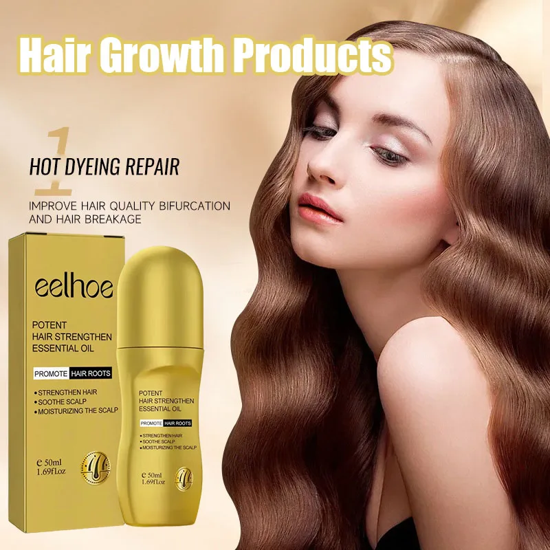 Hair Regrowth Serum Repair Damaged Hair Smoothing Treatment Anti Baldness Scalp Treatment Growth Strengthening Essence Oil