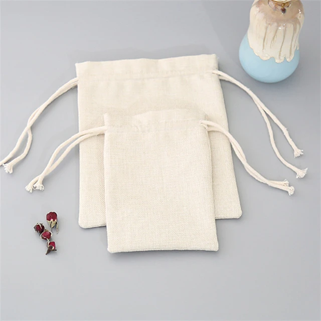 Sublimation Linen Drawstring Bags IMPRESOMATIC