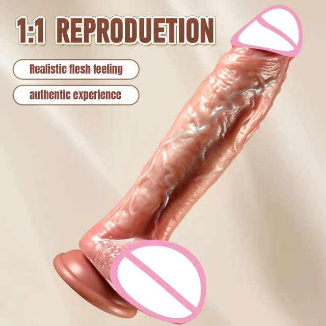 Super realistischer Dildo für weibliche Masturbation, Überlänge, Penis, Penetration, Anal, flexibel, großer Schwanz, sexy Sexspielzeug für Erwachsene für Frauen 1