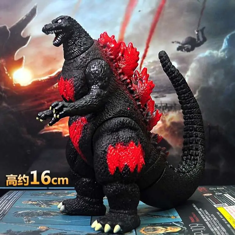 Фото Фигурки героев аниме Godzilla 2, «король монстров», «Король Гидора», «Горит Годзиллу», Мобильная Игрушечная модель, детская игрушка, подарок для мальчика №5