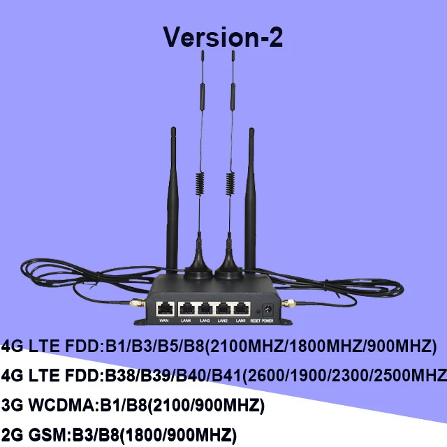 thumbnail image 1 of Enrutador de tarjeta SIM 4G KuWFi, enrutador WIFI inalámbrico, punto de acceso LTE 2,4G, compatible con VPN, DDNS, adaptador de red de punto de acceso para cámara IP, 1 of 5