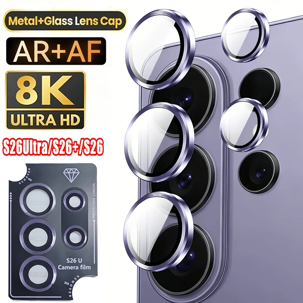 Premium Individual Metal Lens Protectors for Samsung Galaxy Ultra Series - Easy Installation