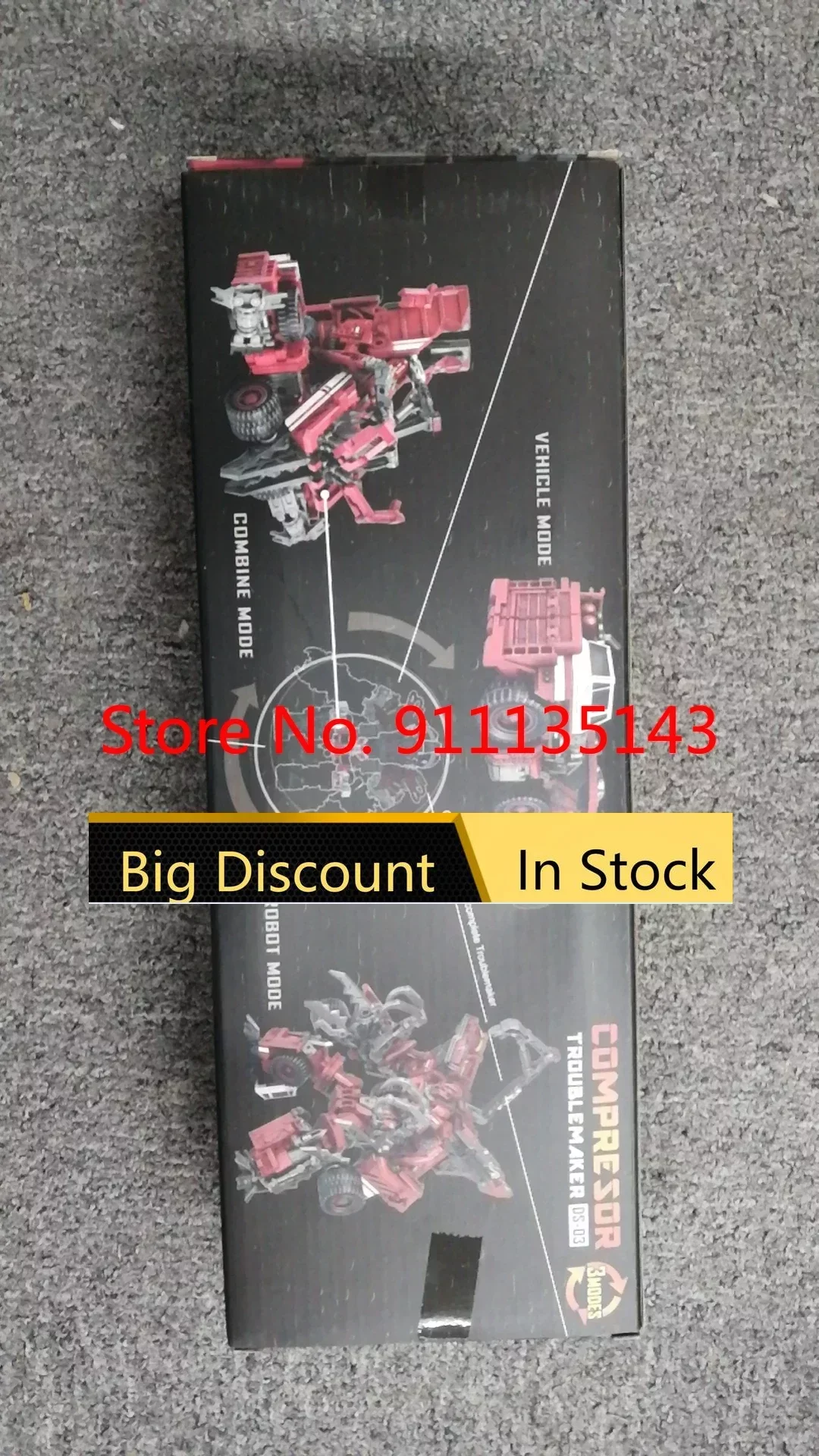 中古 Devil Saviour DS-03 Compresor Toys Devastator Devil Saviour Ds-03 Overload Compresor Toys