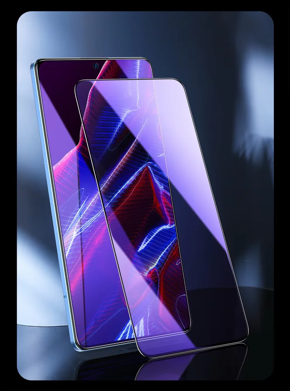 SmartDevil Displayschutzfolie für Xiaomi 14T 13T Pro Redmi K60 Ultra, vollständige Abdeckung, gehärtete Glasfolie, klare Privatsphäre für Redmi K70 – Detail 9