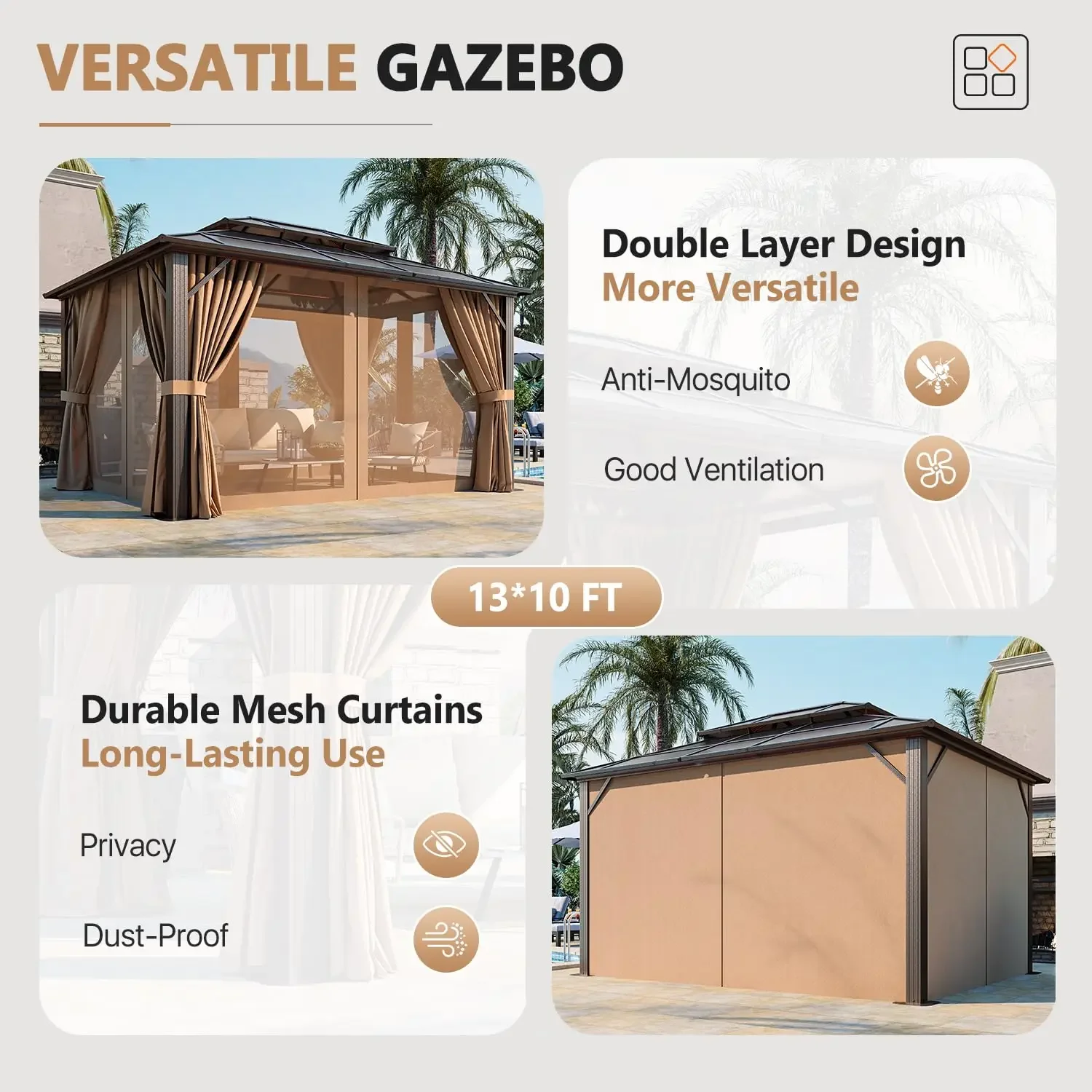 Hardtop Patio Gazebo 5