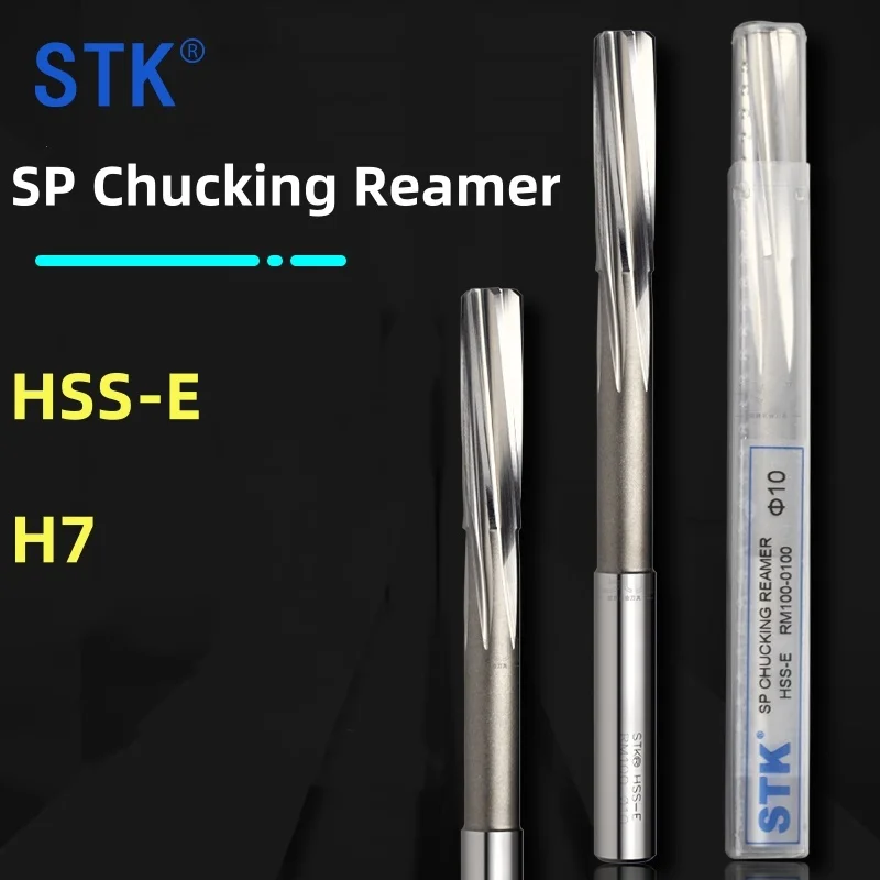 Japan STK HSS-E Metric SP Chucking Reamer Square Head Reamer H7 3mm-18mm RM100 for Machine 1pcs