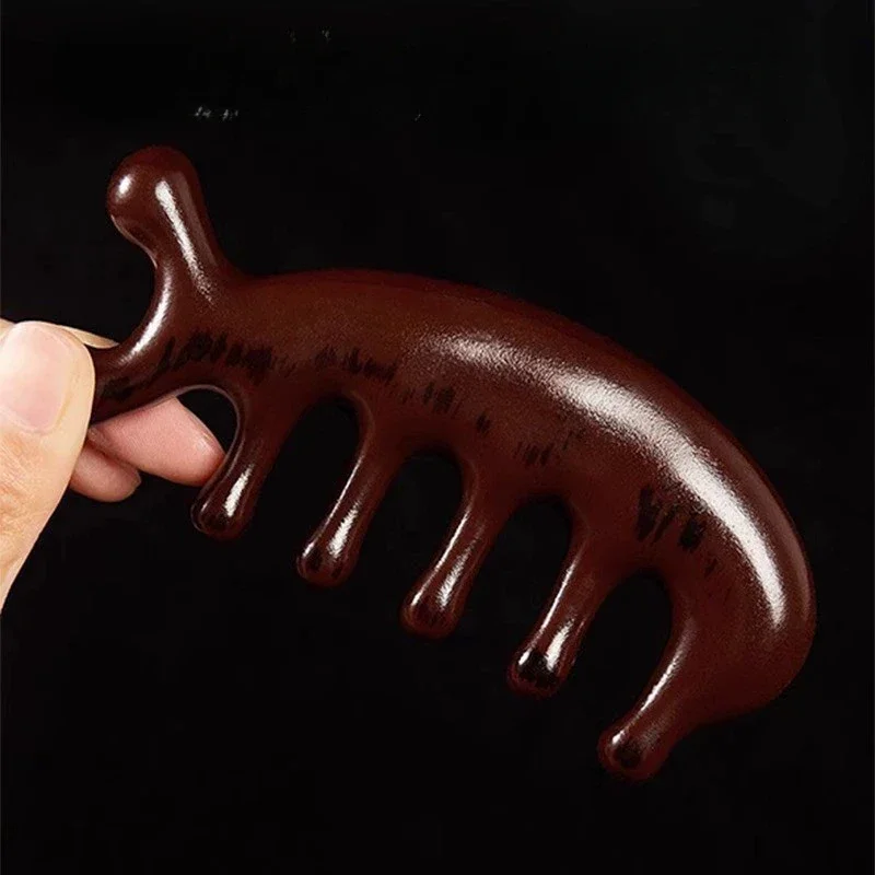 Round Head Massage Comb Stimulate Scalp Circulation Hair Growth Anti-Static Wide Tooth Design