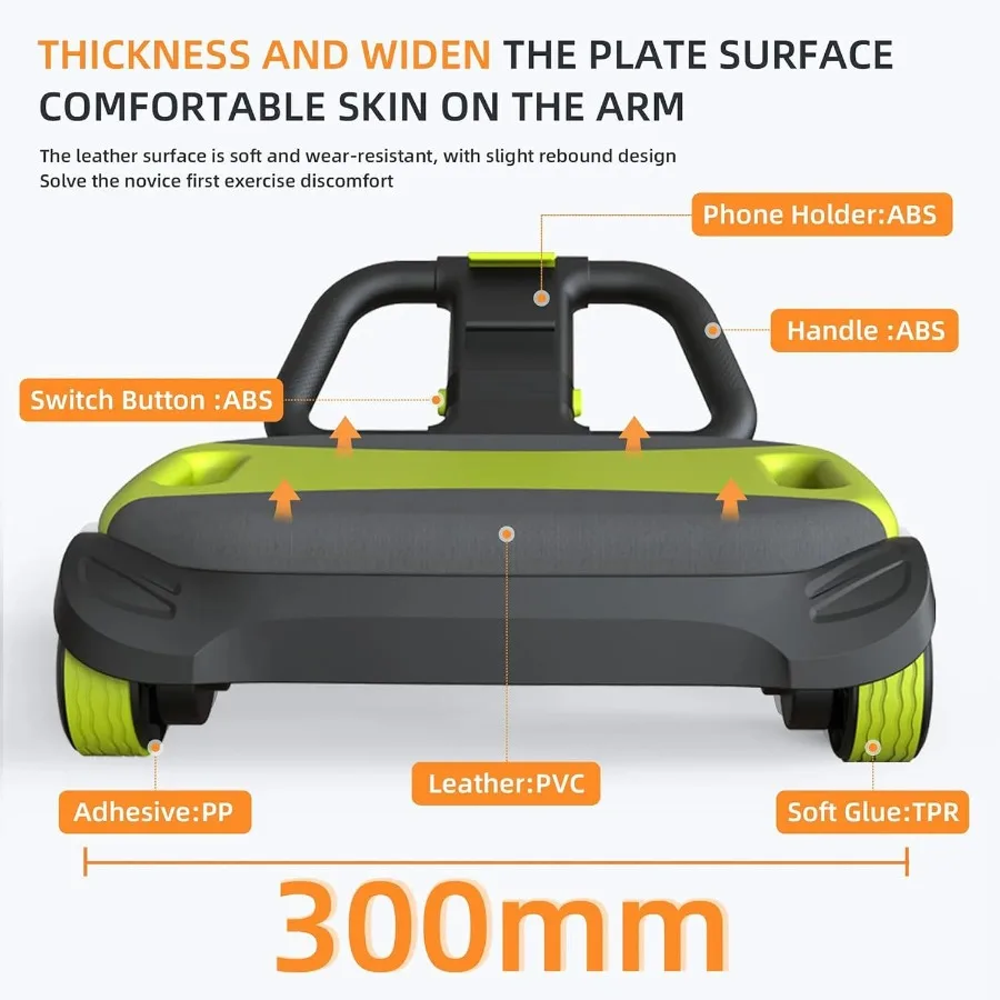 2025 AB Roller Wheel - 4 wheel elbow support abdominal wheel automatic rebound abdominal fat burning weight loss core training e