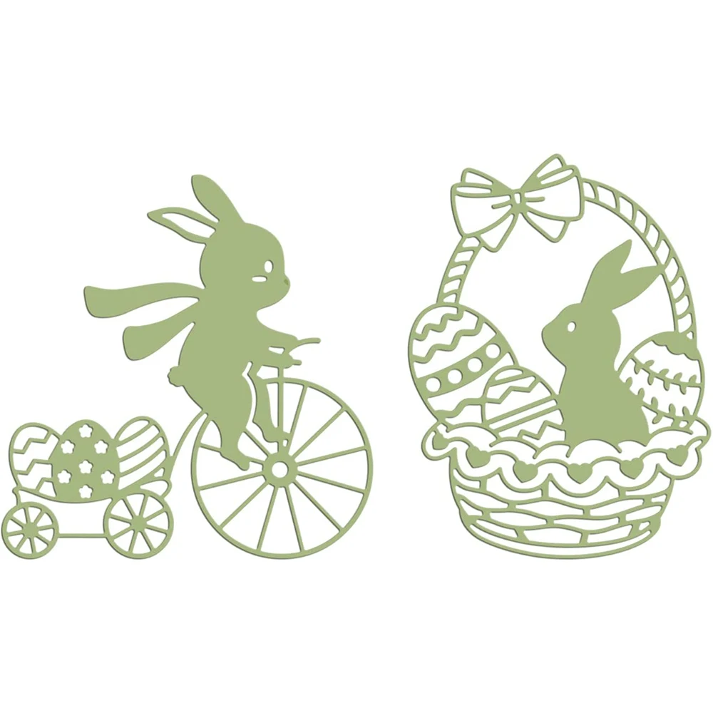 STENCILS CRAFTS TEMPLATES SCRAPBOOK EASTER STENCILS RABBITS CHICKS BASKET  EGGS