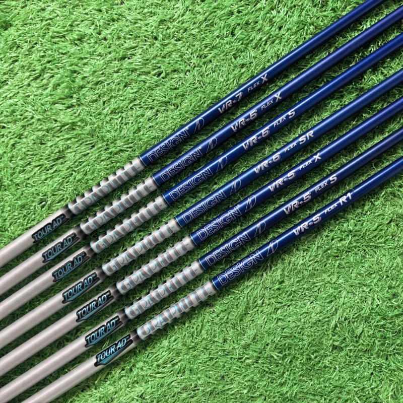 새로운 골프 클럽 샤프트 TOUR AD VR5 / VR6 / VR7 R/SR/S/X 그래파이트 샤프트 드라이버 및 우드 샤프트 무료 조립 슬리브 및 그립