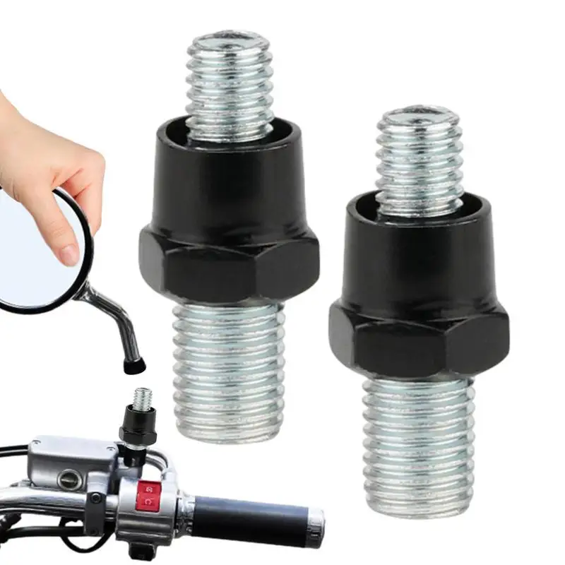 

Крепежный адаптер для зеркала мотоцикла, двухсторонний крепежный винт для зеркала заднего вида, двухцветные фиксирующие принадлежности для мотоцикла и скутера