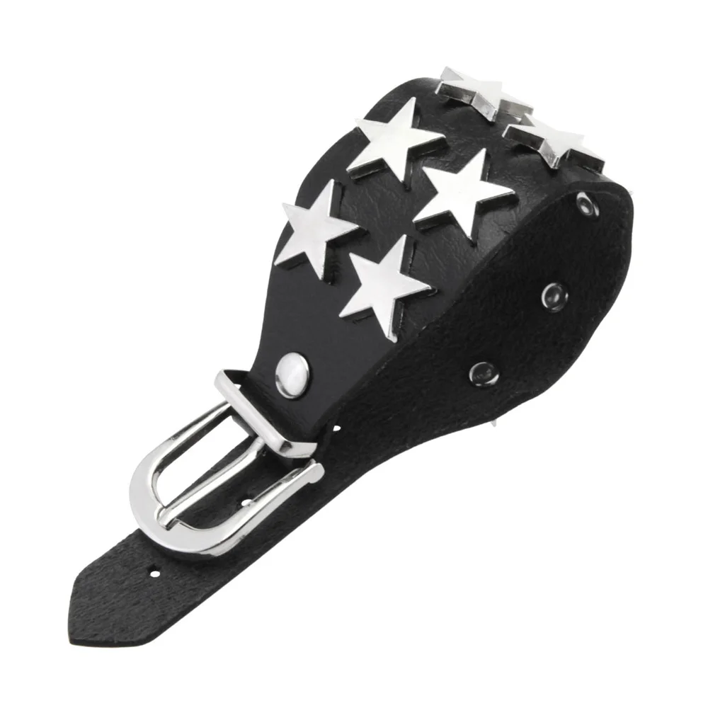 Einfaches Lederarmband mit Sternschnalle - Armband für Paare - Geschenk 5