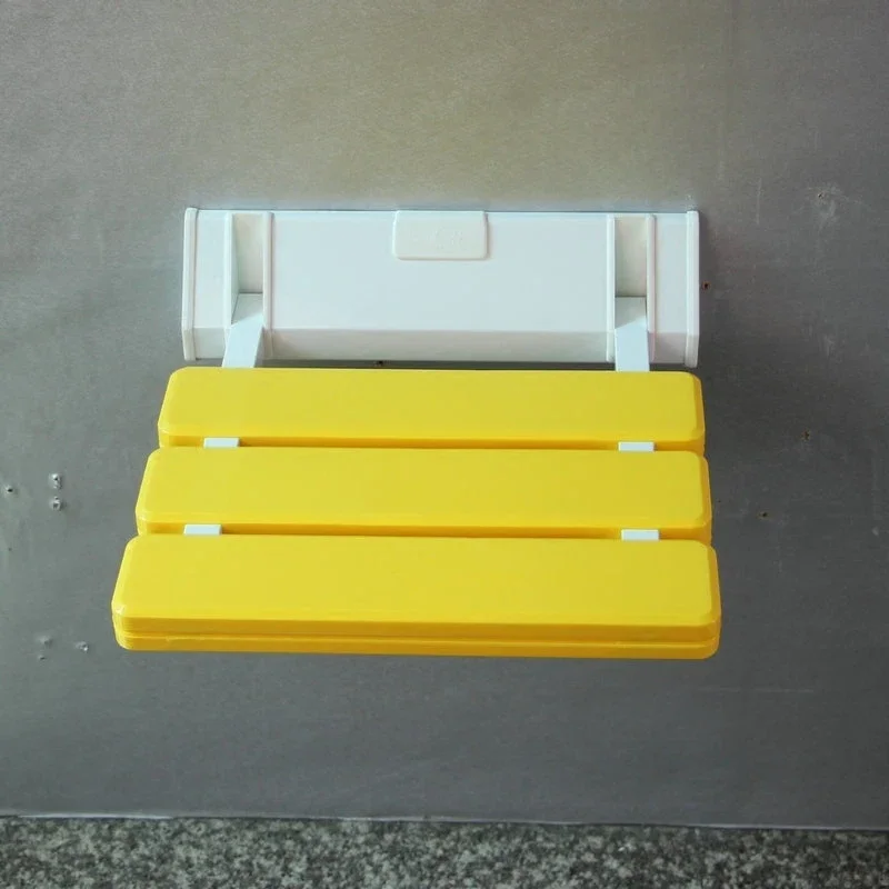 Wall-Mounted Folding Shower Seat Foldable Bath Stool for Toilet 6