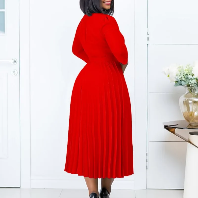 Рисунок 5 - Женское элегантное офисное однотонное платье-трапеция