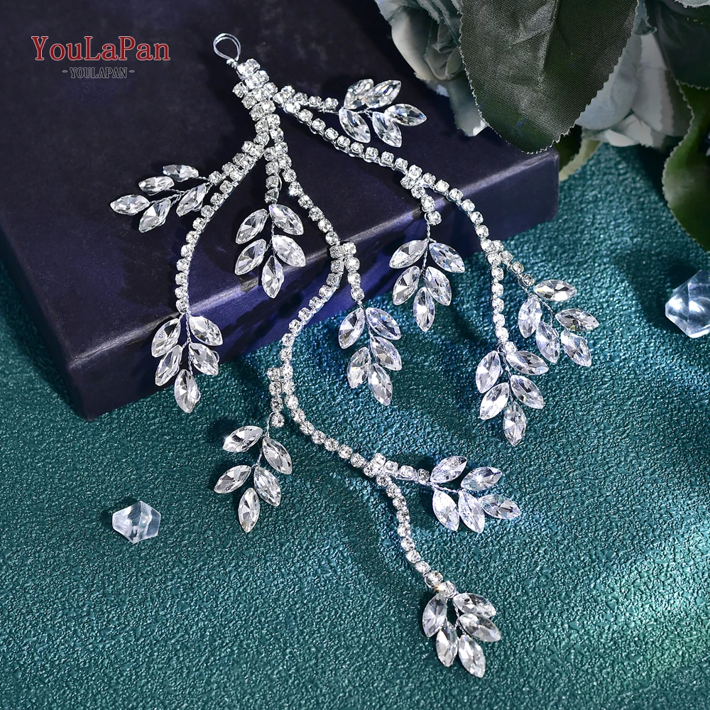 YouLaPan Fashion Bride Hair Pieces Bling Rhinestone Wedding Headband Hair Accessories Women Banquet Headpieces Tiara HP798